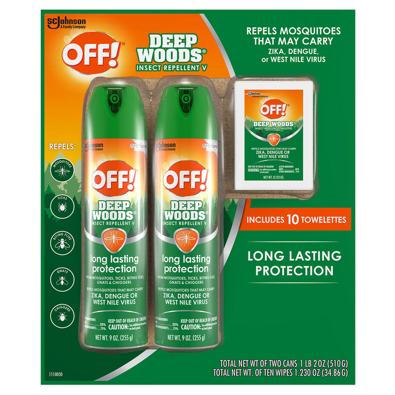 Kit Repelente De Insectos Off Deep Woods Spray