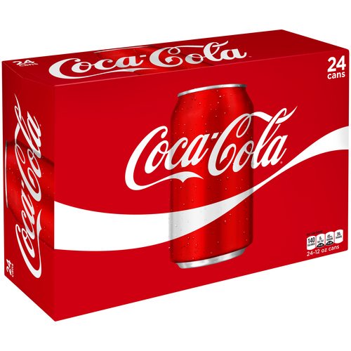Caja de refresco cocacola