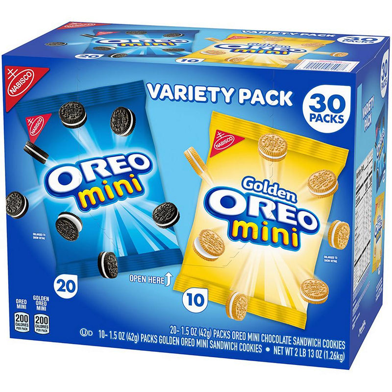 Caja De Oreo 30 Paquetes De Minis
